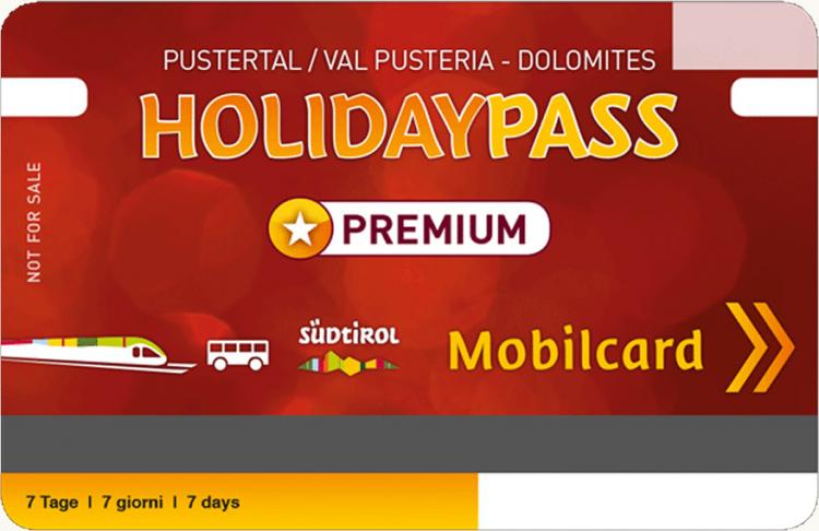Holiday-Premiumpass – Mobilcard Val Pusteria