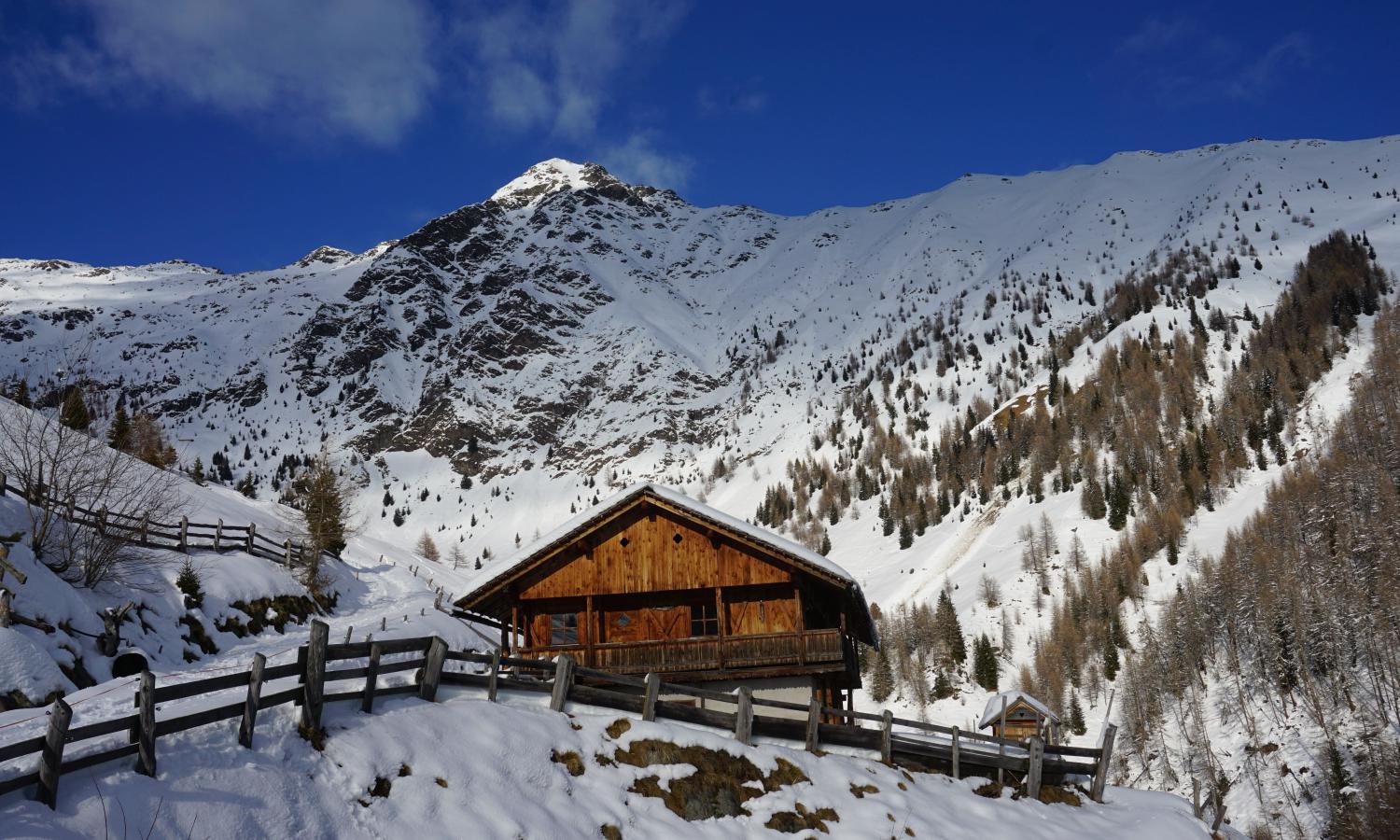 Malga Raffalt in inverno