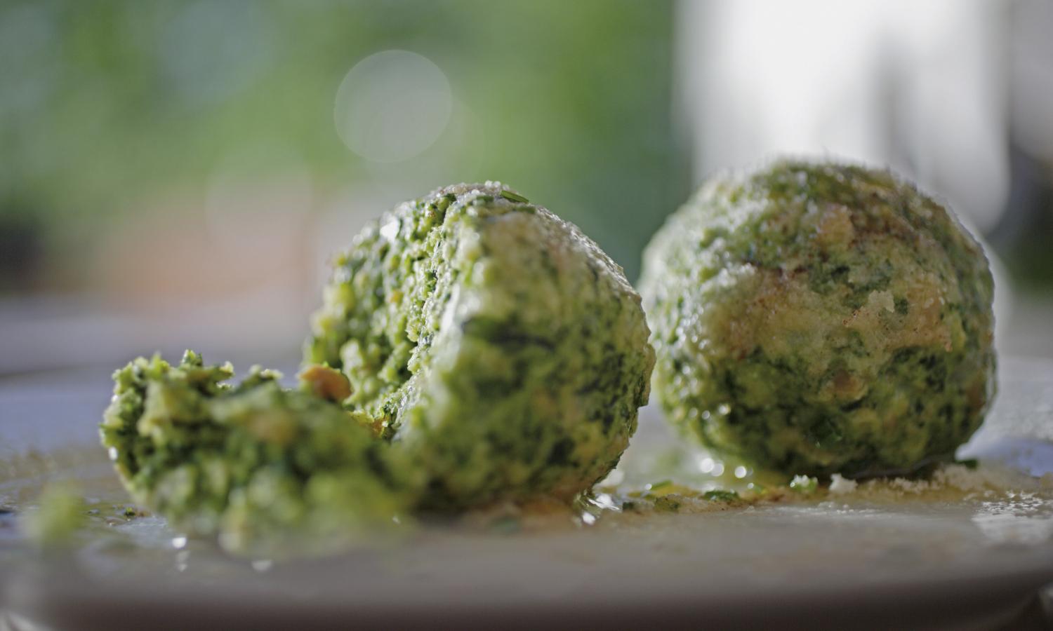 South Tyrolean spinach dumplings